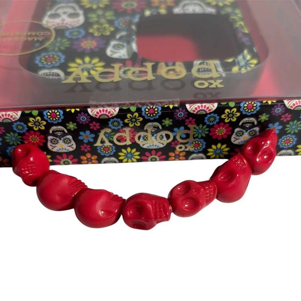 Xo Poppy sugar skull